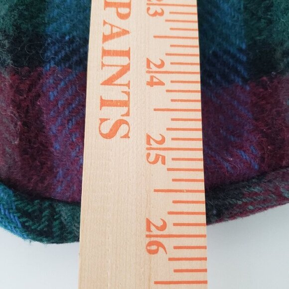 Vintage Wool Blend Plaid Vest Fleece Lined Pockets Full Zip Womens Size Medium - Picture 12 of 12